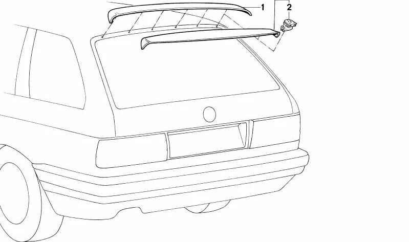 Abrazadera OEM 51711959839 para BMW Serie 3 (E30). Original BMW.