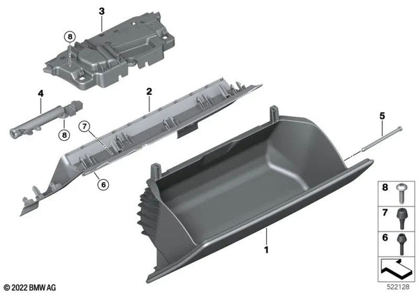 Eje de inserción para BMW G70 (OEM 51165A09930). Original BMW.