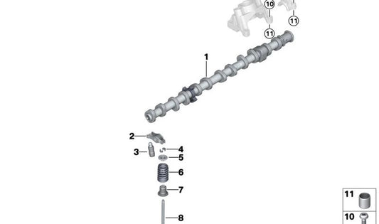 OEM roller rolling 11337640538 for BMW (Compatible models: F20, F21, F40, F52, F70, F22, F23, F44, F45, F46, G42, U06, G87, F30, F31, F34, F35, G20, G21, G28 , G80, G81, F32, F33, F36, G22, G23, G26, G82, G83, G30, G31, G38, G60, G61, G32, G