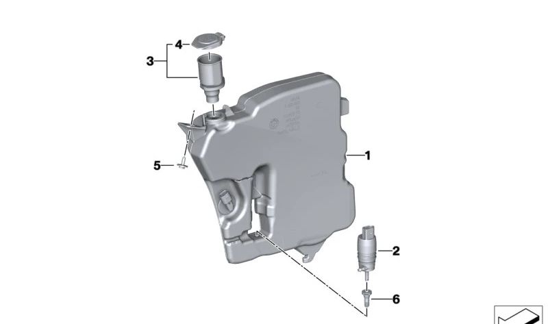 OEM filling lid 61617482657 for BMW G29. Original BMW.