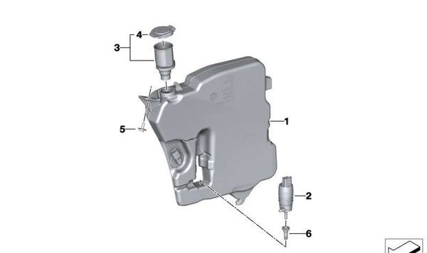 Tapón del Canal de Llenado para BMW Z4 G29 (OEM 61665A072C3). Original BMW.