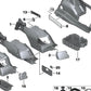 Cubierta batería OEM 51477070520 para BMW Serie 3 E90, E91, E92, E93. Original BMW.