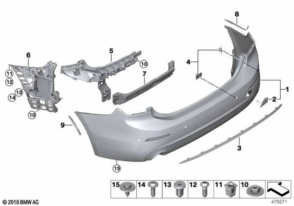 Soporte Smart Opener para BMW F52 (OEM 51120050642). Original BMW.