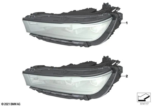 Faro LED derecho para BMW I20 (OEM 63119851804). Original BMW