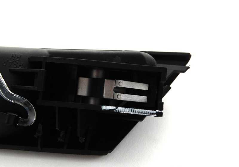 Manilla de puerta iluminada interior derecha para BMW E53 (OEM 51427000234). Original BMW