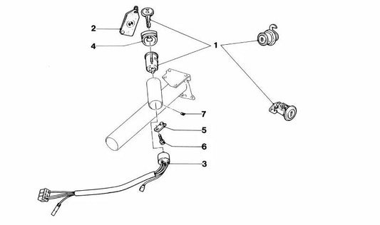 OEM 07119904210 Fixing Screw for BMW E21, E12, E28, E24, E23. Original BMW.