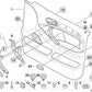 Cubierta Embellecedor Botón De Bloqueo Negro Para Bmw X5 E53. Original Recambios