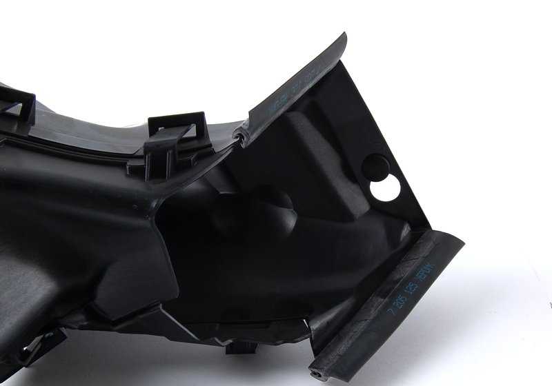 Conducto de aire frontal derecho OEM 51717162272 para BMW E90, E91. Original BMW.