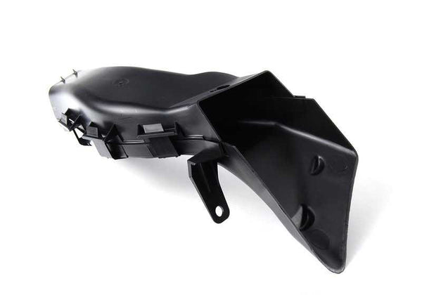 Guía de aire delantera derecha para BMW E90, E91 (OEM 51747160610). Original BMW.