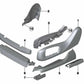 Revestimiento del carril superior exterior izquierdo para BMW F07N, F10N, F11N, F18N, F01N, F02N (OEM 52107318991). Original BMW