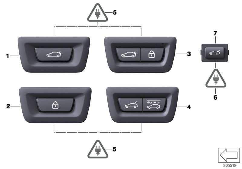 Interruptor De Portón Trasero Para Bmw Serie 3 5 6 7 X3 X5 Muchos Modelos . Original Recambios