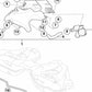 Hose clamp for BMW 3 Series E90, E92, F30, F31, 5 Series E60, F07, F10, F11, G30, 6 Series E63, 7 Series E65, F02N, G11, 8 Series G14, X3 F25, X4 F26, X5 E70, F15, X6 E71, G06, X7 G07, Z4 E85, MINI R55, R56, R57 (OEM 16131181316). Genuine BMW