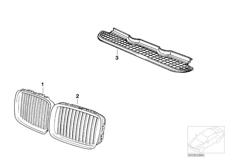 Riñonera Original Para Bmw E36. Original Recambios