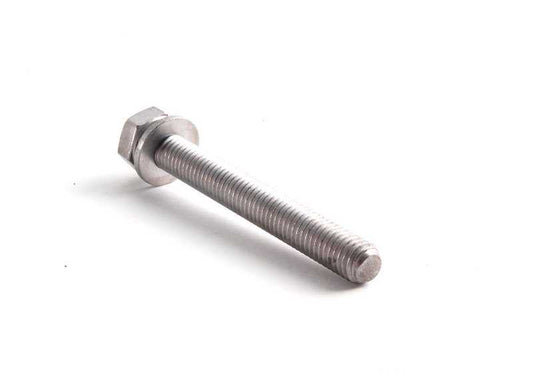 Hexagon screw with washer for BMW 3 Series E36, E46, 5 Series E39, E60, E61, 6 Series E63, E64, 7 Series E38, E65, E66, X5 E53, E70, Z4 E85, E86, Z8 E52 (OEM 07119905401) . Genuine BMW