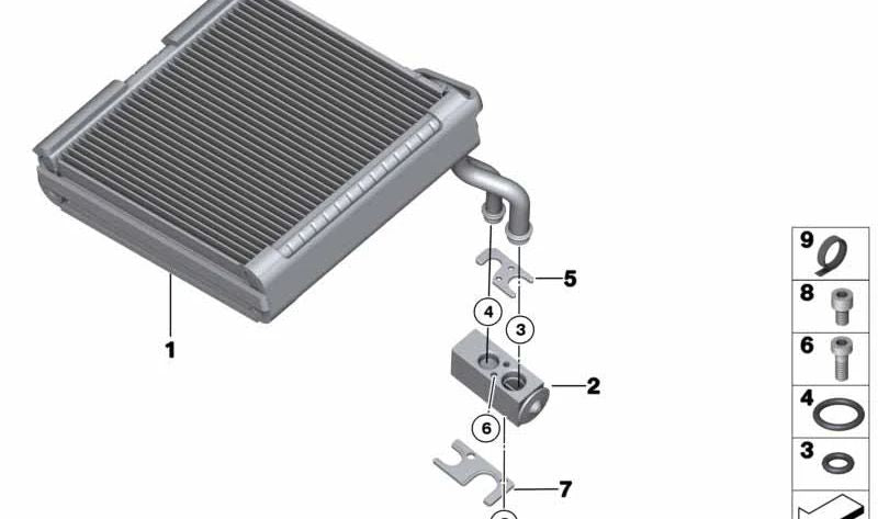 Parafuso de cilindro OEM 0711990077 para BMW E36, Z3. BMW original.