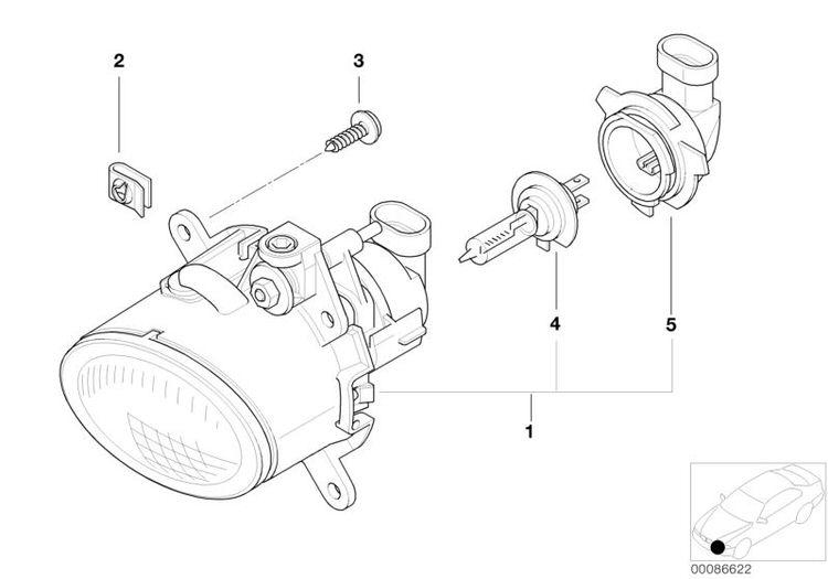 Portalámparas Original Bmw Para E46. Original Recambios