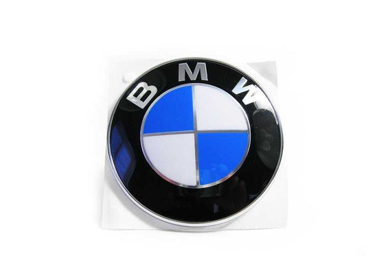 Emblema para BMW Series 3 E36, E46, Série 5 E34, E39, Série 7 E32, E38, Série 8 E31, X5 E53, Z8 E52 (OEM 51148123297). BMW original