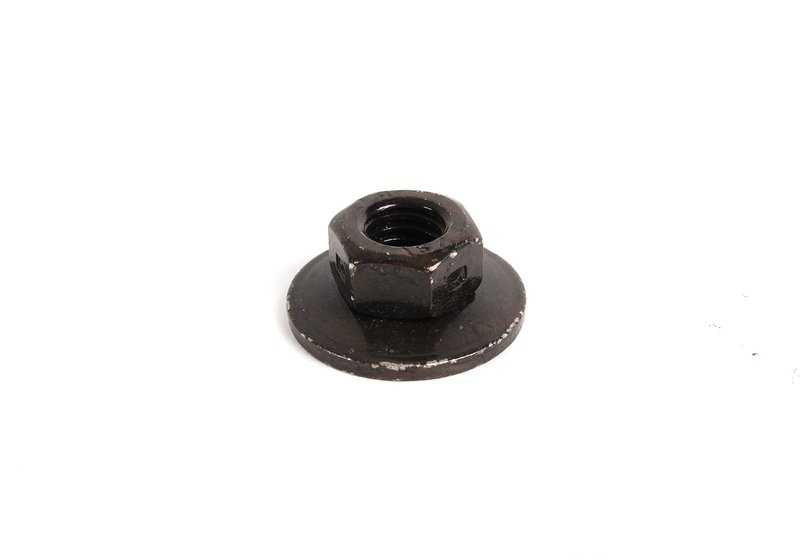 Tuerca hexagonal con arandela para BMW Serie 3 E21, E30, Serie 5 E12, E28, E34, Serie 6 E24, Serie 7 E23, X5 E53 (OEM 25111220483). Original BMW