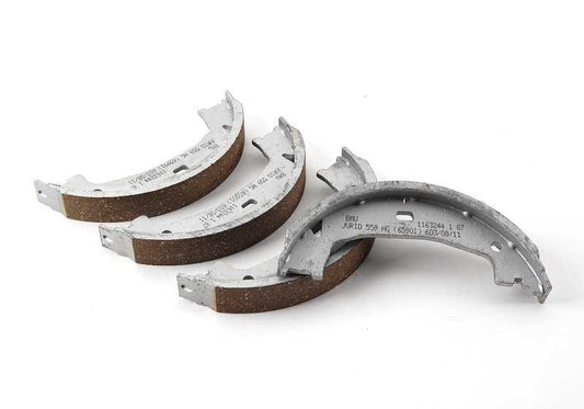 Brake Shoe Repair Kit OEM 34416761291 for BMW (Fit Models: E81, E82, E87, E88, F20, F21, F22, F23, E46, E90, E91, E92, E93, F30, F31, F32, F36, E85, E86). Original BMW.