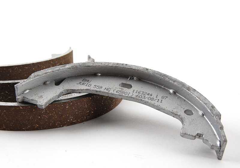 Brake Shoe Repair Kit OEM 34416761291 for BMW (Fit Models: E81, E82, E87, E88, F20, F21, F22, F23, E46, E90, E91, E92, E93, F30, F31, F32, F36, E85, E86). Original BMW.