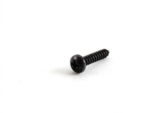 Countersunk sheet metal screw for BMW E21, E30, E36, E12, E28, E34, E60N, E61N, F10, F11, F90, G30, G31, G60, G61, G90, I12, I15 (OEM 07119904431). Genuine BMW