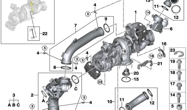 Placa de Montaje para BMW Serie 1 F20, F21, Serie 2 F22, F23, Serie 3 F30, F31, F34, G20, G21, Serie 4 F32, F33, F36, G22, G23, G26, Serie 5 F07, F10, F11, G30, G31, G60, Serie 6 F06, F12, F13, G32, Serie 7 F01, F02N, G11, G12, G70, Serie 8 G14, G15, G16,