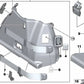 Cubierta Palanca de Desbloqueo para BMW Serie 5 F07, Serie 6 F06 (OEM 51477224629). Original BMW