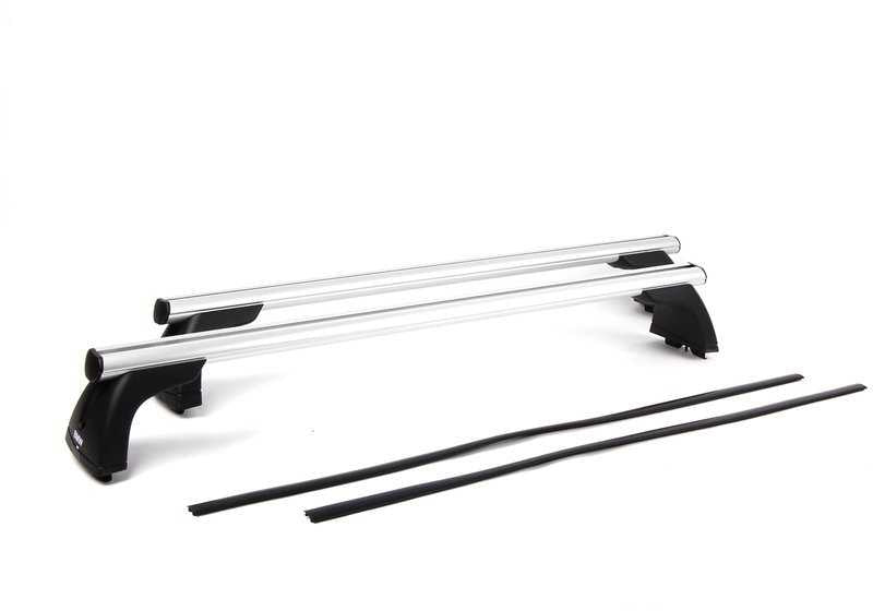 OEM roof bars 82710403104 for BMW E81, E87, E90. Original BMW.