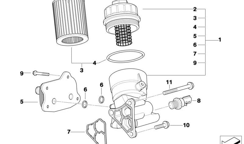 ISA Screw with Washer for BMW 1 Series E81, E82, E87, E88, 3 Series E46, E90, E91, E92, E93, 5 Series E39, E60, E61, 6 Series E63N, E64N, 7 Series E38, E65, E66, X1 E84, X3 E83, X5 E53, E70, X6 1, Z4 E85, MINI R52, R53 (OEM 11427788464). Genuine BMW.