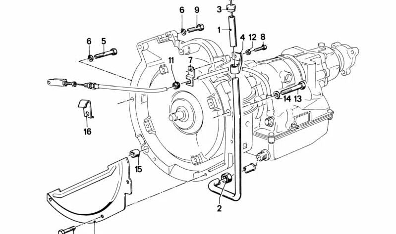 Mesure de l'huile OM VaLilla 24111205817 pour BMW E12, E24. BMW d'origine.