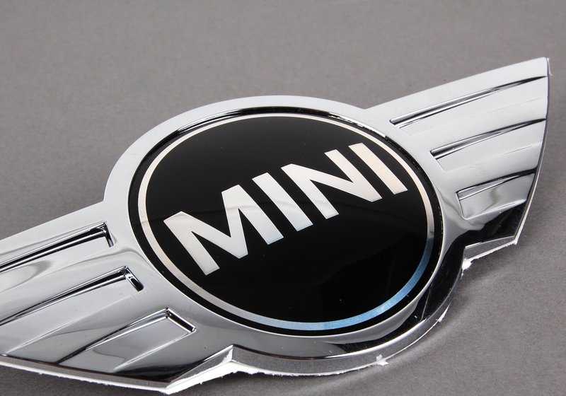 Emblema Logo Trasero De Mini Chrom Para Bmw R50 R53 R56 F56 F55 Cabrio R52 R57 F57 . Original