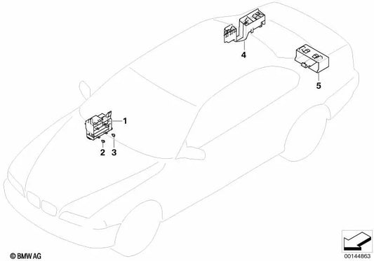 Soporte de módulo para BMW X5 E53 (OEM 61358379122). Original BMW.