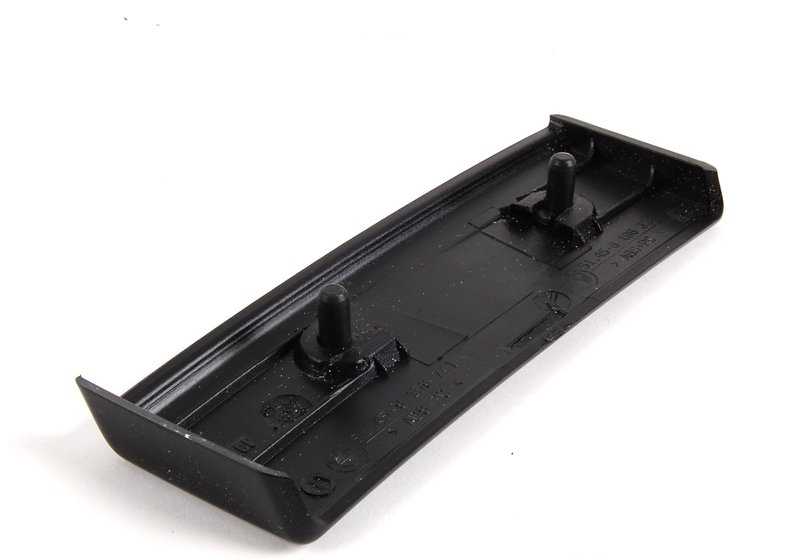 Listón decorativo tablero de instrumentos centro izq. para BMW E39 (OEM 51458256221). Original BMW