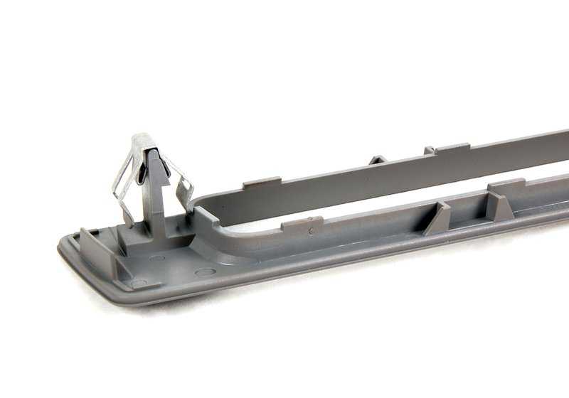 Tapa embellecedora para portavasos OEM 51457138799 para BMW E90, E91, E92, E93. Original BMW.