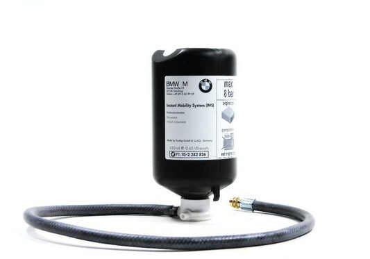 Botella de sellador de neumáticos para BMW Serie 3 E46, E90, E92, E93, Serie 5 E60, E61N, Serie 6 E63, E64, Serie 7 F01, F02, Z4 E85, E86 (OEM 71102282826). Original BMW