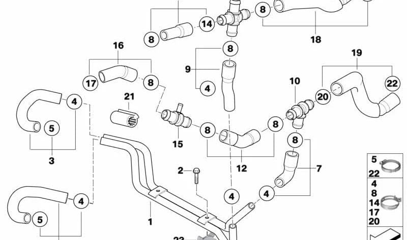 Zahnring für MINI R52, R53 (OEM 17127541026). Original BMW