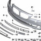 Rejilla entrada de aire central OEM 51117186507 para BMW F01, F02, F04. Original BMW.