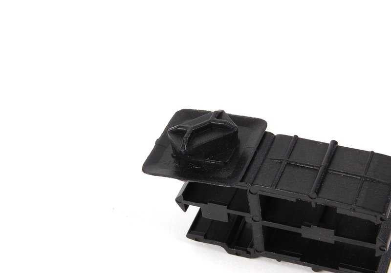 Black Connecting Rod Bracket OEM 61138372289 for BMW 1 Series (E87, E88, F20, F21), 3 Series (E36, E46, E90, E91, E92, E93), 5 Series (E39), 7 Series (E38, E65, E66), X1 (E84), X3 (E83, F25), X5 (E53), Z3, Z4 (E89), and Z8 (E52). Original BMW.