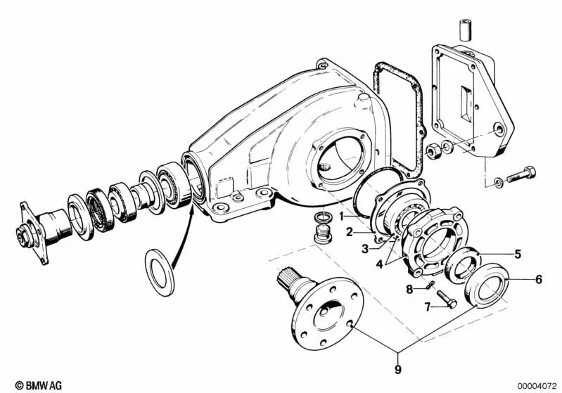 Distanzstück für BMW 3er E21 (OEM 33133604218). Original BMW.