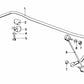 Soporte de goma estabilizador OEM 31351126221 para BMW E28. Original BMW.