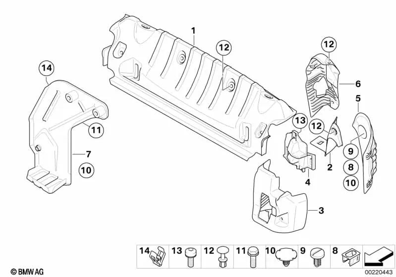 Cubierta derecha para BMW Serie 3 E93, E93N (OEM 54377169578). Original BMW.