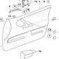 Tapa manija de puerta izquierda para BMW Serie 3 E36 (OEM 51418172023). Original BMW