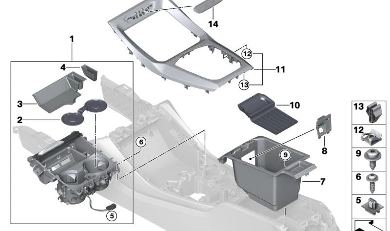 Emblème original OEM 51169458487 pour BMW G08 (tous les modèles compatibles). BMW d'origine.