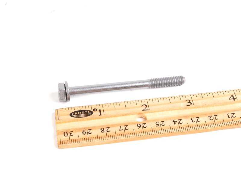 Tornillo de cabeza hexagonal con arandela para BMW E46, E39, E65, E66, E70, Z4 E85, E86 (OEM 07119905395). Original BMW