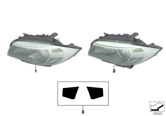 Faro Delantero Ahl Luz Xenon Para Bmw E82 Edrive E88 . Original Bmw. Recambios