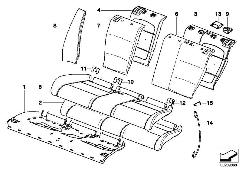 Tapa Tapita Isofix Asiento Trasero Parte Atras Para Bmw E46. Original Recambios