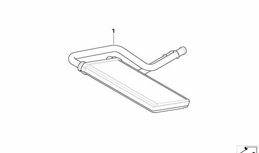 Radiador con Doble Tubo para BMW E85, E86 (OEM 64116927613). Original BMW.