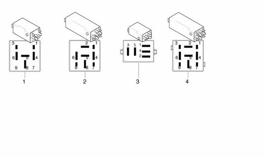 Módulo de conmutación para BMW E36, E34 (OEM 61358370202). Original BMW