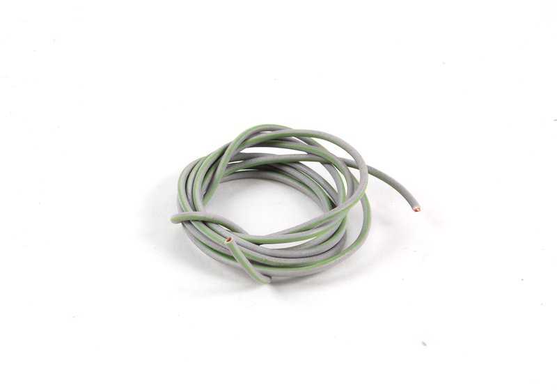 Grey-green cable for various BMW models/series (OEM 61126908725). Original BMW.