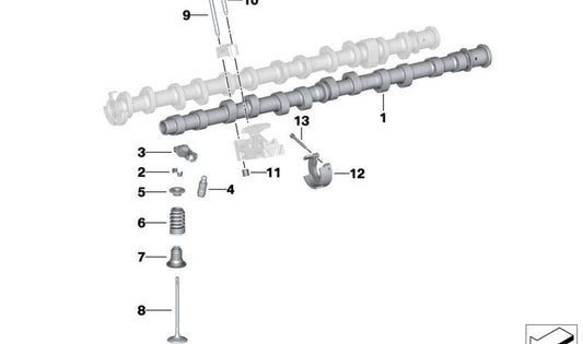 Balancín con rodillo para BMW F20N, F21N, F40, F52, F22, F23, F44, F45, F46, G42, G87, U06, F30, F31, F34, F35, G20, G21, G28, G80, G81, F32, F33, F36, G22, G23, G26, G82, G83, G30, G31, G38, G60, G32, G32N, G11, G12, G70, G14, G15, G16, I12, I15, F48, F4